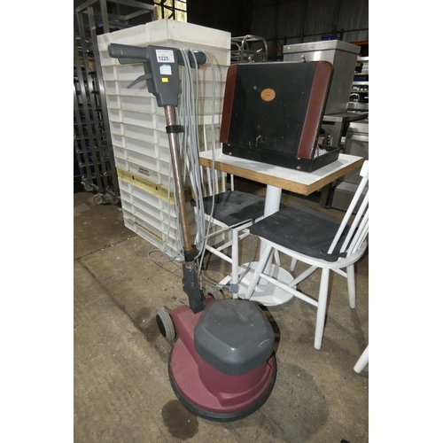 1225 - A commercial rotary floor cleaner no make or model visible - trade