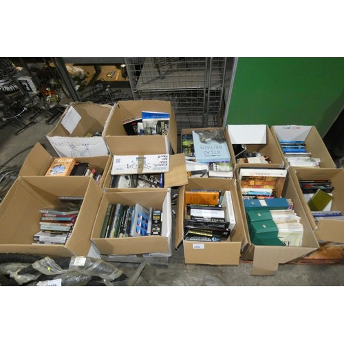 2089 - 2 pallets containing a quantity of various hard back and paper back books