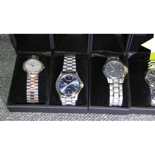 2648 - 6 x boxed men's wrist watches by Sekonda in silver colour