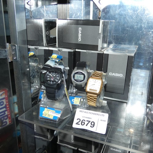 2679 - 4 x various boxed Casio wrist watches