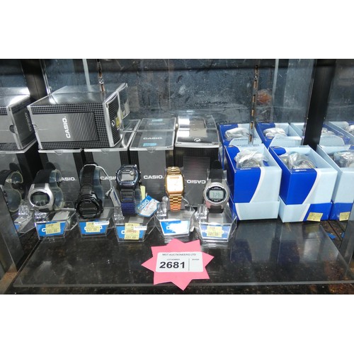 2681 - 7 x various boxed Casio wrist watches