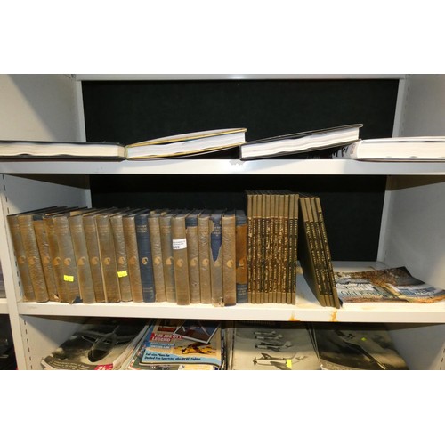 3069 - 19 vintage volumes of the new punch library and a collection of music books (one shelf)