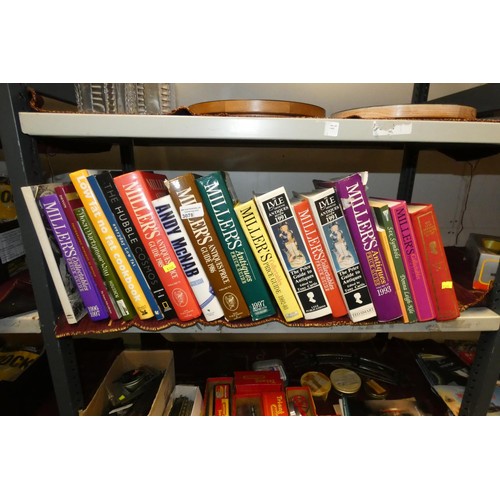 3078 - A quantity of miscellaneous hardbacked books mainly Millers Guides and other antique books (one shel... 