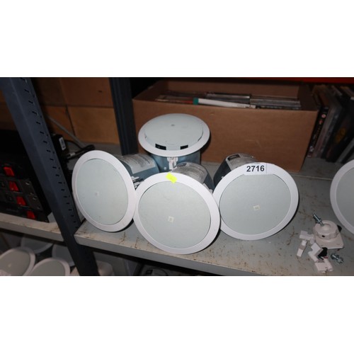 2716 - 4 x ceiling mounted speakers by JBL