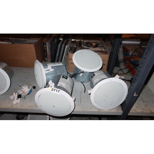 2717 - 4 x ceiling mounted speakers by JBL