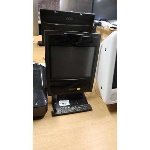 2756 - A Tanburg video conferencing unit type 1000 with remote control