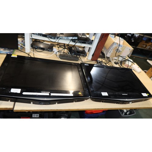 2774 - 2 x 32inch HDTVs by Samsung type LE32R74BD no stands, no remotes - trade. Tested working