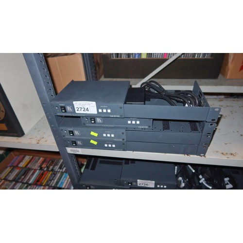 2724 - 4 x rackmount automatic HDMI audio switchers by Kramer type VS-311H - trade