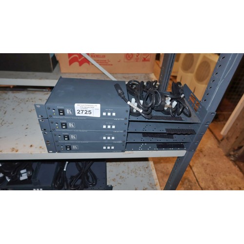 2725 - 4 x rackmount automatic HDMI audio switchers by Kramer type VS-311H - trade