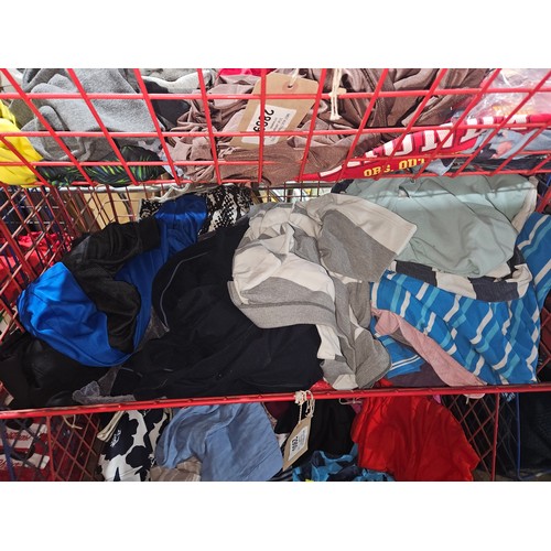 2900 - A quantity of various clothes, please see pictures or view for more details, contents of 1 basket, b... 