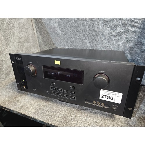 2796 - An AV surround pre-amplifier by Denon type DN-500av, comes with remote control - trade  Tested Worki... 