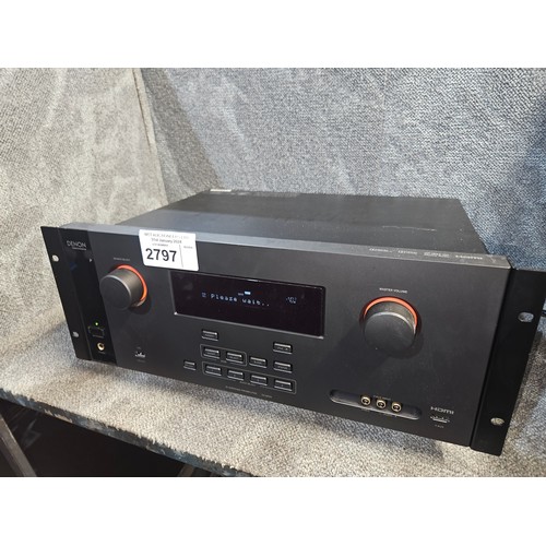 2797 - An AV surround pre-amplifier by Denon type DN-500av, no remote control - trade   Tested Working