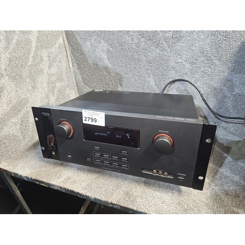 2799 - An AV surround pre-amplifier by Denon type DN-500av, no remote control - trade  Tested Working