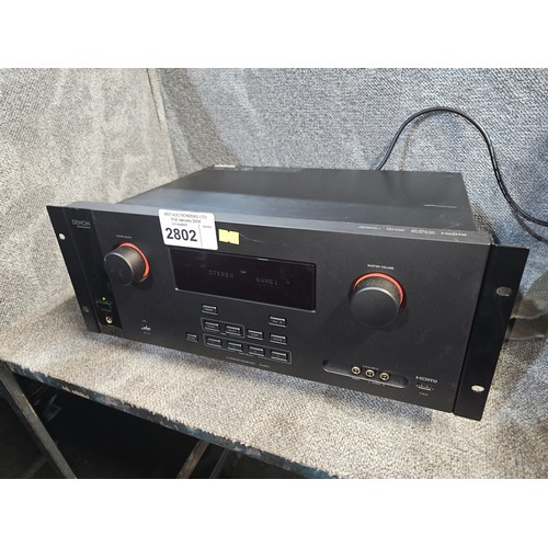 2802 - An AV surround pre-amplifier by Denon type DN-500av, no remote control - trade  Tested Working