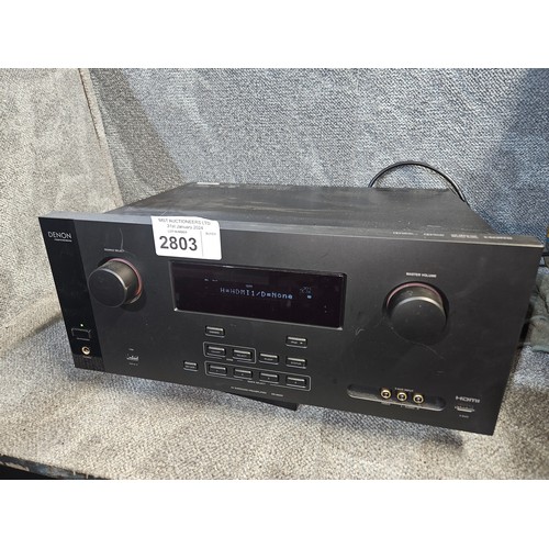 2803 - An AV surround pre-amplifier by Denon type DN-500av, no remote control - trade  Tested Working