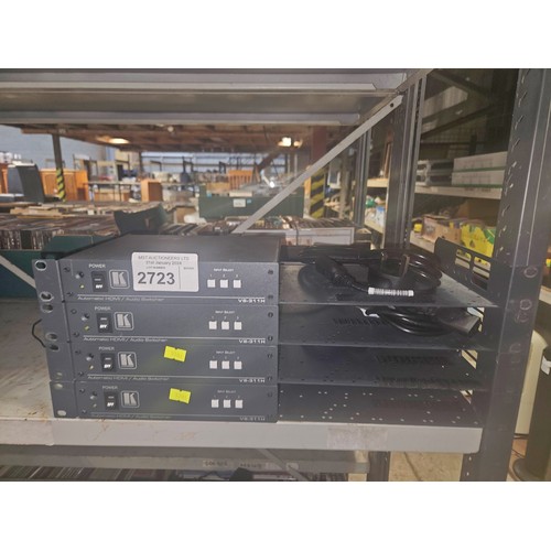 2723 - 4 x rackmount automatic HDMI audio switchers by Kramer type VS-311H - trade