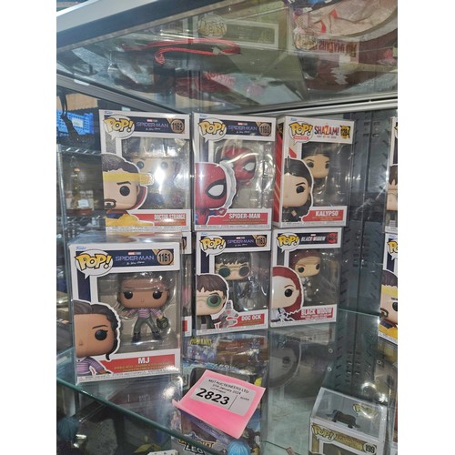 2823 - 7 x various Funko Pop collectible bobblehead figures