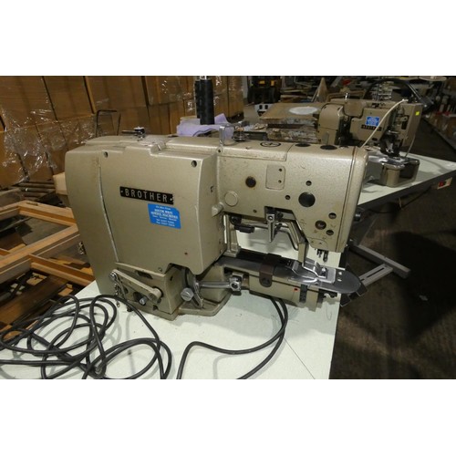 2189 - 1 x Brother LK3-B220-1 industrial bar tac sewing machine 240v (Trade)