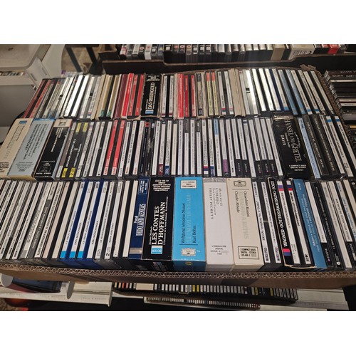 2630 - A quantity of various items including CDs & books etc. Contents of 3 shelves