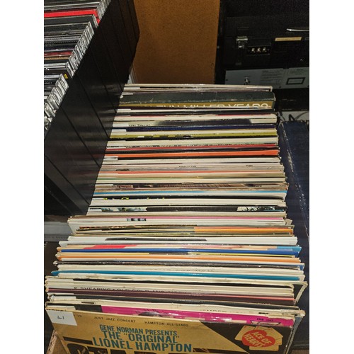 2631 - 4 boxes containing a quantity of various vinyl records including 33 rpm & 45 rpm