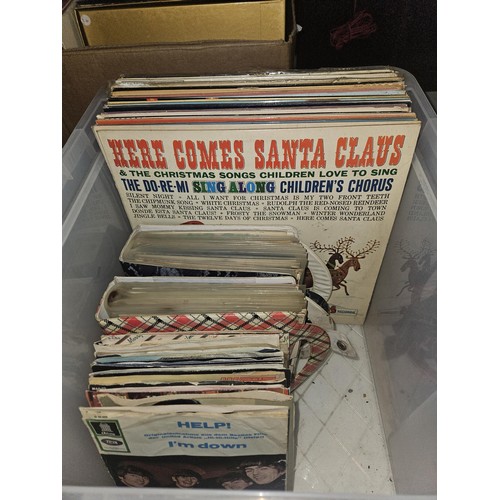 2632 - A quantity of various vinyl records including 33 rpm & 45 rpm