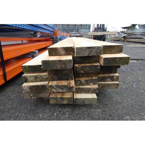 6254 - 26 x lengths of timber comprising of 15.5 x 5cmm, lengths vary up to approx 380cm L