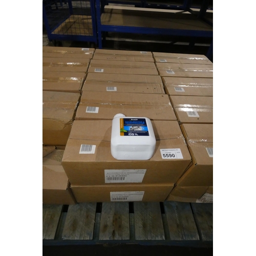 5590 - 10 x boxes each containing 6 x 1L bottles of Bostik accelerator and frost proofer