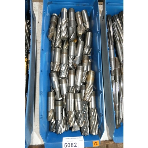 5082 - 1 box containing a quantity of various milling cutters