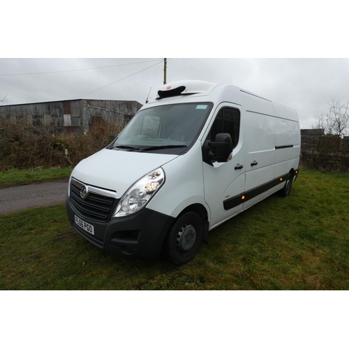 11 - Vauxhall Movano L3H2 F3500 CDTi refrigerated  van, white, Reg: FL66 PGO, 1st reg 15/11/2016, 6 speed... 