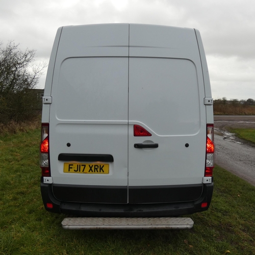 12 - Vauxhall Movano L3H2 F3500 CDTI Refrigerated van, white, Reg FJ17 XRK,  1st reg 01/04/2017, 6 speed ... 