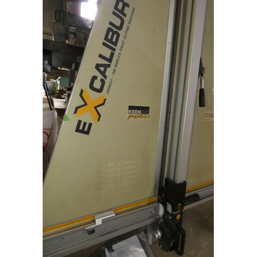 5847 - 1 x Keen Cut Excalibur 5000 vertical multi function large capacity sheet material cutter. Perfect fo... 