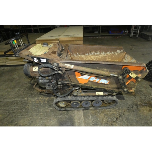 5853 - 1 x TCP tracked high tipping wheel barrow model HT-500, SWL 750kg, YOM 2001/4? (hard to read) powere... 