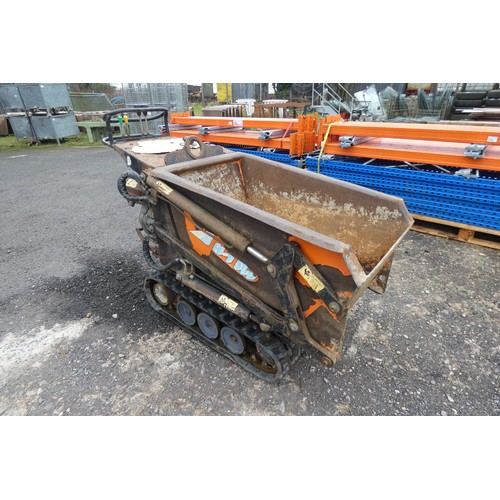 5853 - 1 x TCP tracked high tipping wheel barrow model HT-500, SWL 750kg, YOM 2001/4? (hard to read) powere... 