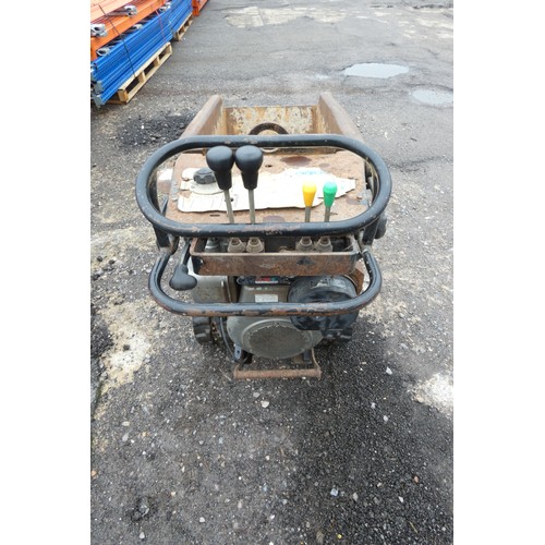 5853 - 1 x TCP tracked high tipping wheel barrow model HT-500, SWL 750kg, YOM 2001/4? (hard to read) powere... 