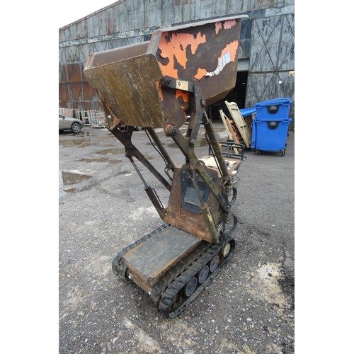 5853 - 1 x TCP tracked high tipping wheel barrow model HT-500, SWL 750kg, YOM 2001/4? (hard to read) powere... 