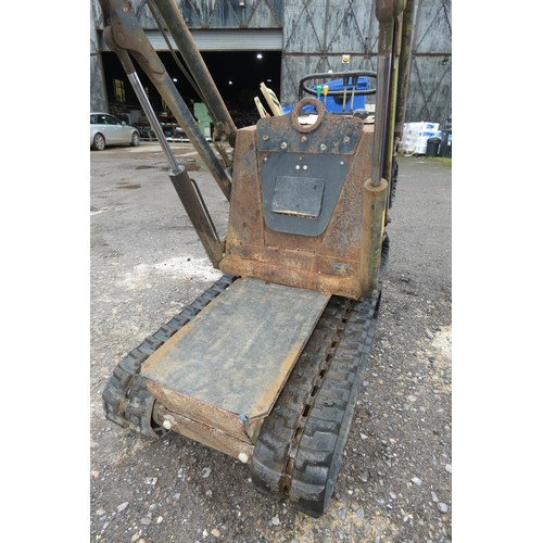 5853 - 1 x TCP tracked high tipping wheel barrow model HT-500, SWL 750kg, YOM 2001/4? (hard to read) powere... 