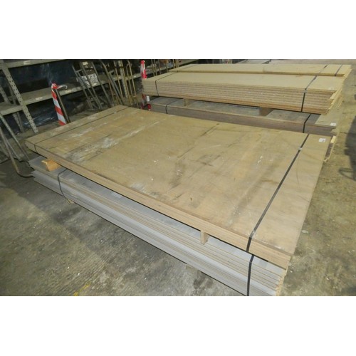 5848 - 4 x various MDF boards each approx 244 x 122cm (top stack)