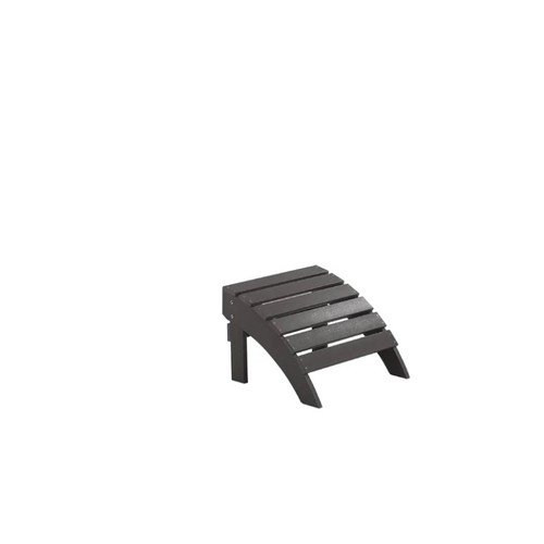 303 - 1 x Jaelyn garden dark grey footstool