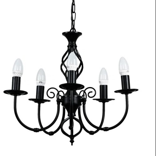 85 - 1 x Basile 5-light candle style chandelier RRP £63