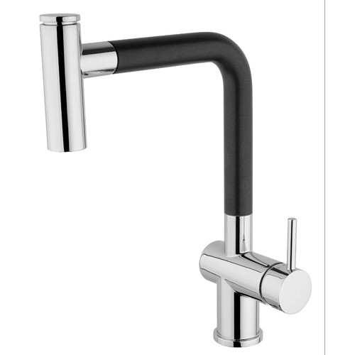 99 - 1 x Lamborghini pull out kitchen faucet tap RRP £211 and 1 x Lyon bathroom door handle