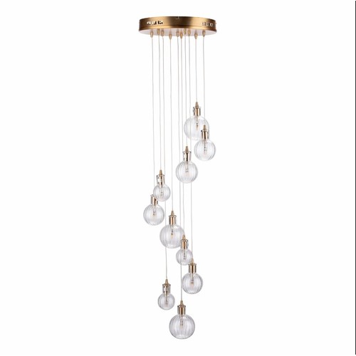 112 - 1 x Annalie 10-light cluster pendant light RRP £315