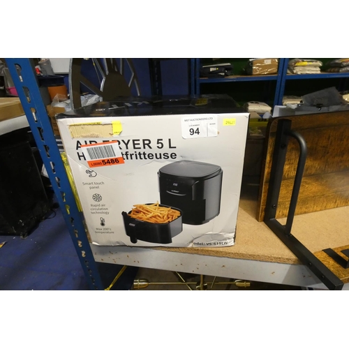 94 - 1 x Llivekit VS-615LW air fryer