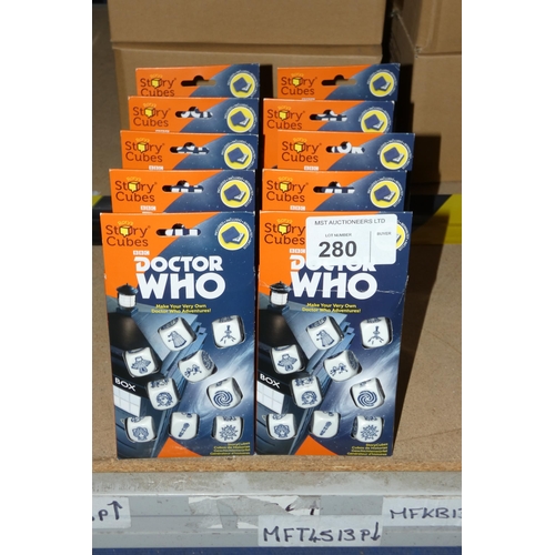 280 - 10 x Doctor Who Story cube sets