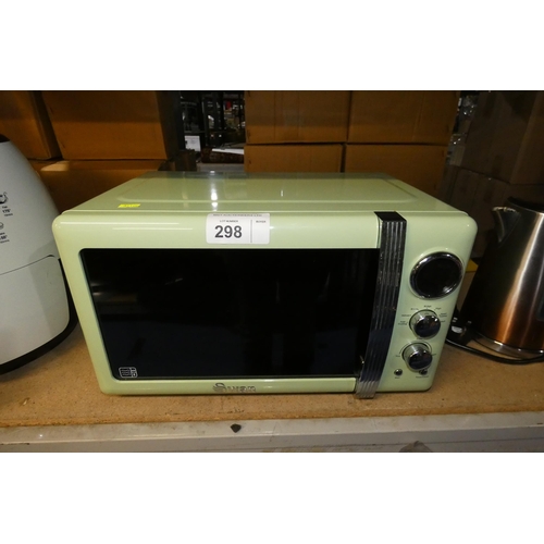 298 - 1 x Swan SM22030GN microwave - Please note that this microwave has been used