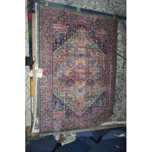 323 - 1 x Heritage multicoloured rug approx 115 x 167cm