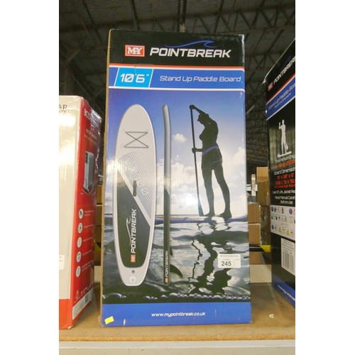 245 - 1 x MY Pointbreak 10ft 6inch stand up inflatable paddle board