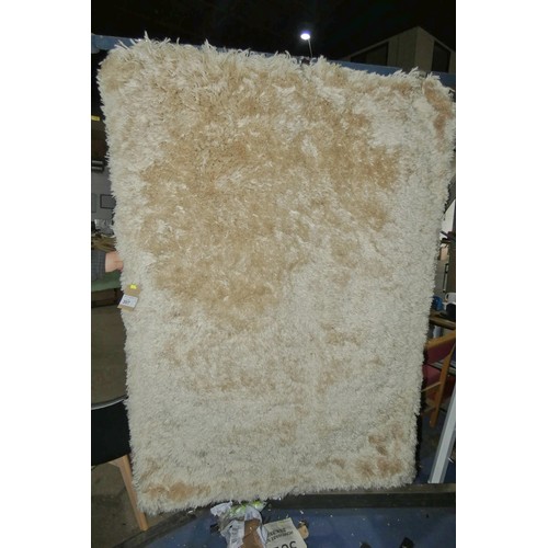 307 - 1 x Think Rugs Polar shaggy rug approx 120 x 170cm