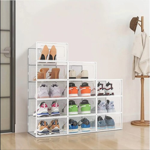 167 - A Toddington stackable shoe storage box (set of 12 - to store 12 pairs of shoes) RRP £29