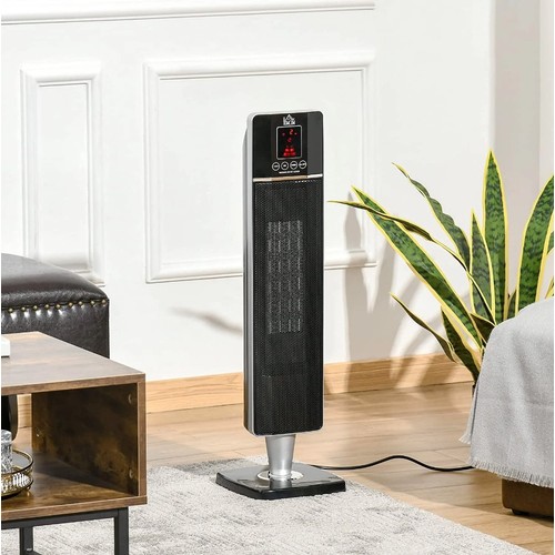 213 - 1 x Homcom electric radiator space heater with remote control RRP £48