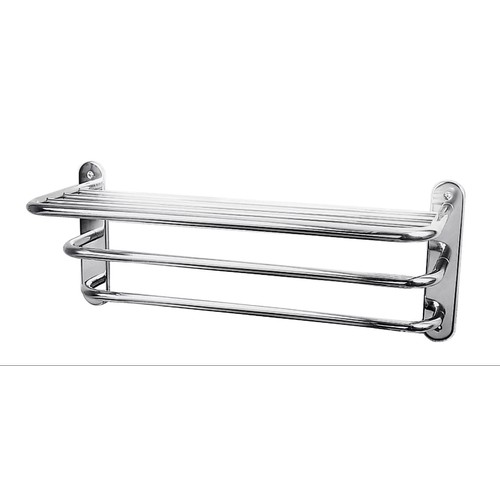 219 - 1 x Hudson Reed wall mounted towel rail RRP £71 and 1 x Bath Vida 3 tier towel stand